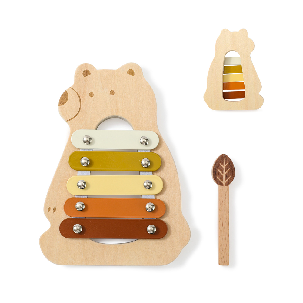 Xylophone en bois Ours avec 5  - Musical Instrument Harmonium avis et prix
