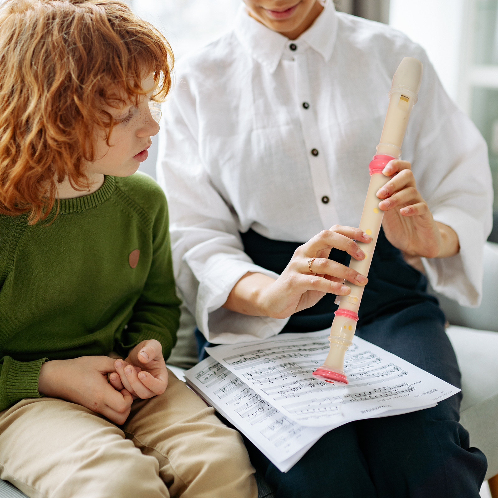 2 pièces, flûte à bec soprano  - Soprano Recorder Plastic avis et prix