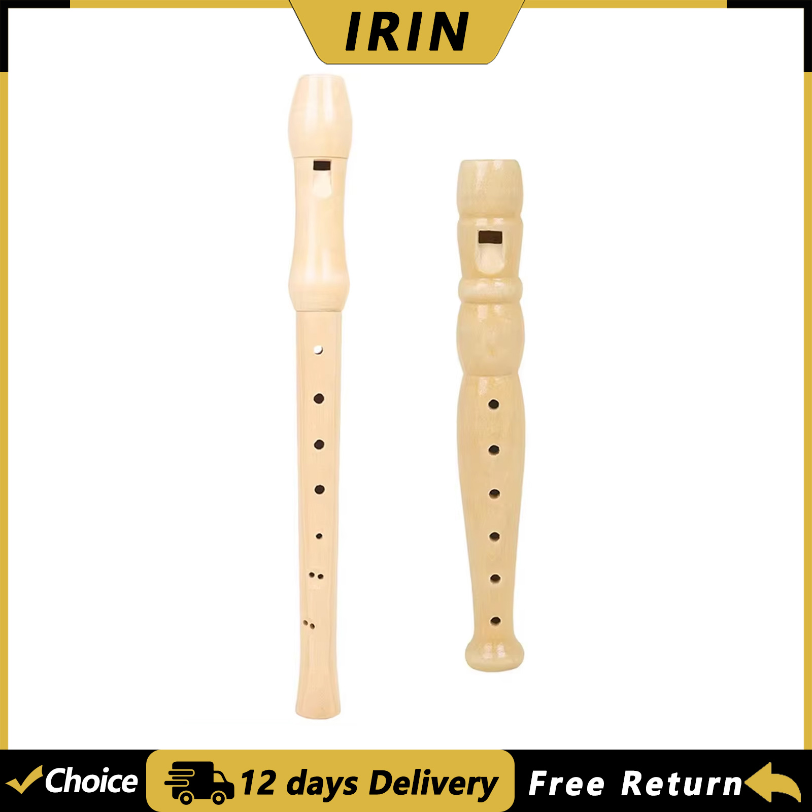 Flûte à bec IRIN 6/8 trous, co - Musical Instrument Harmonium avis et prix