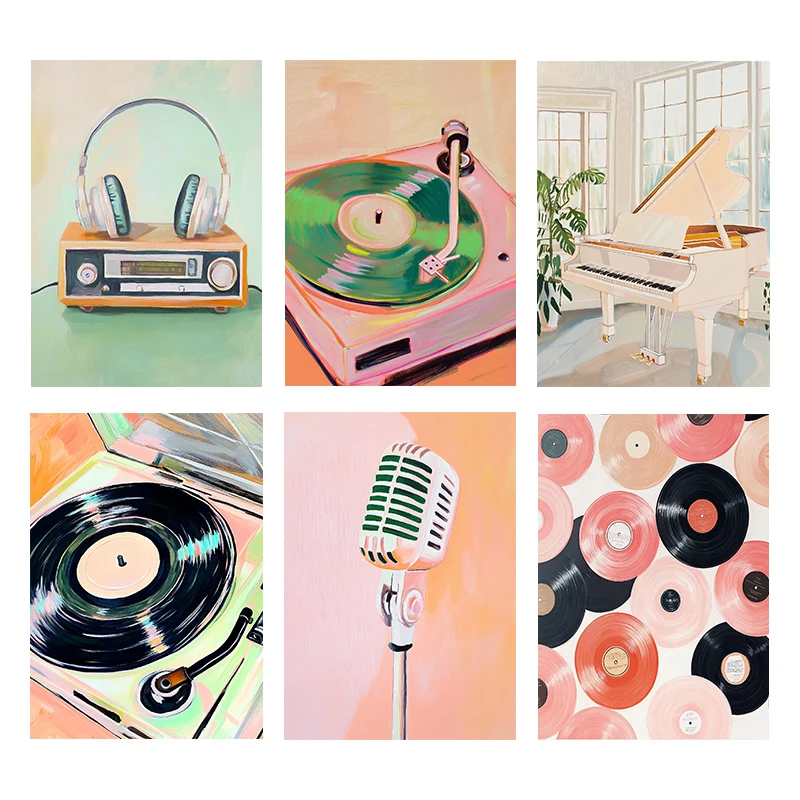 (Sans cadre) Affiche artistiqu - Picture Of Musical Instrument avis et prix